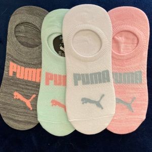 New Puma Socks, women. Fits 6-9. 4 pair
